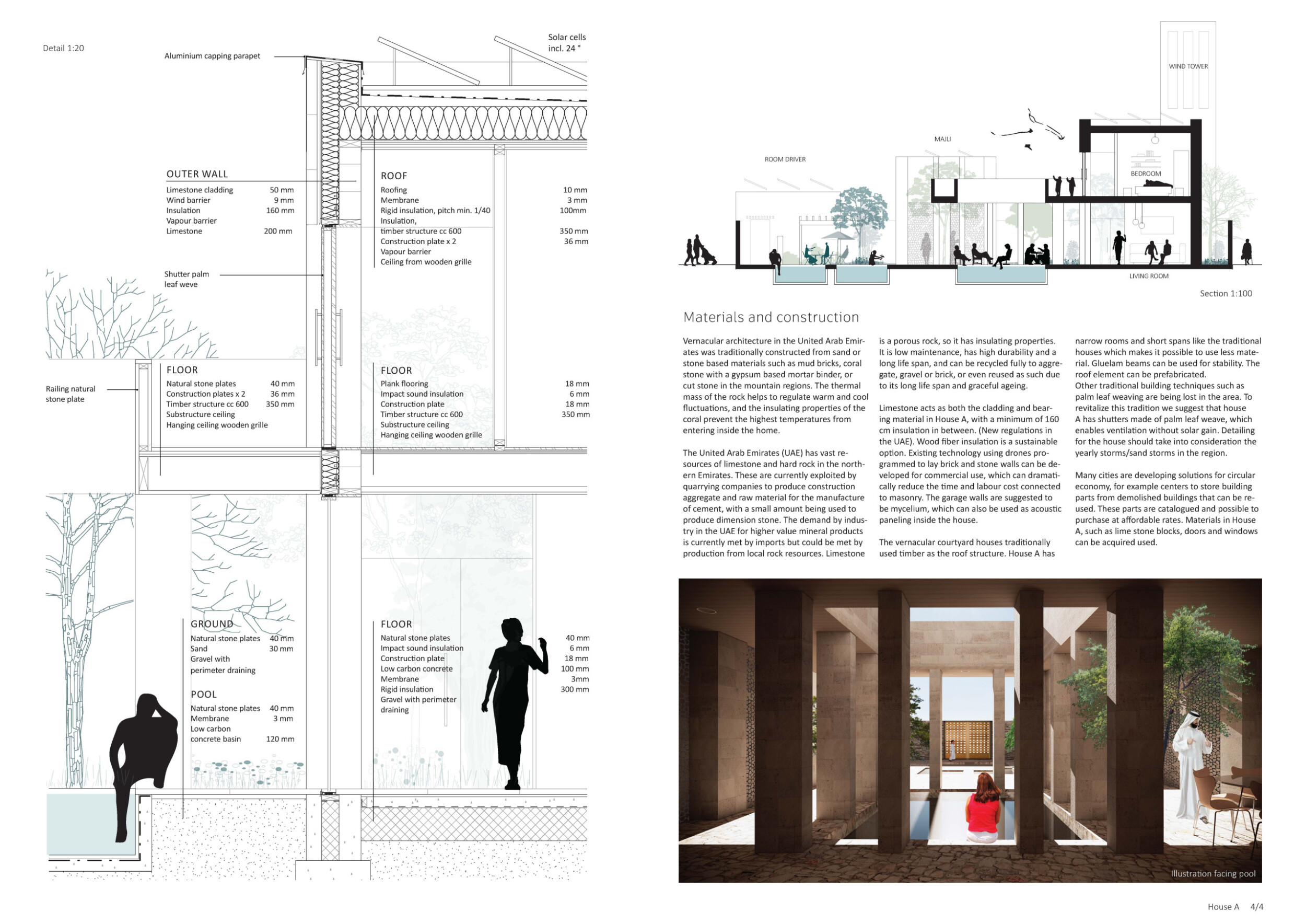 View of Architecture project // Limestone Cladding and Natural Ventilation in a ...