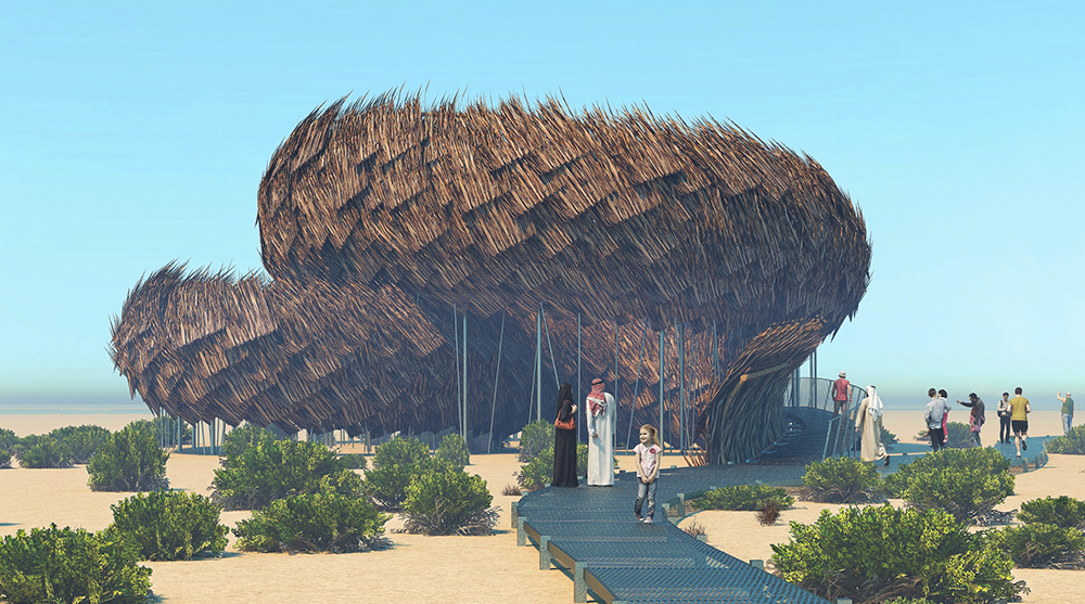 ABU DHABI FLAMINGO OBSERVATION TOWER 1st prize 