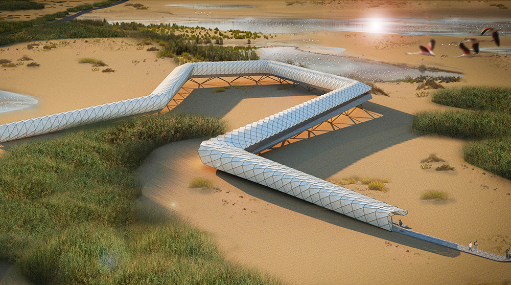 ABU DHABI FLAMINGO OBSERVATION TOWER 2nd prize