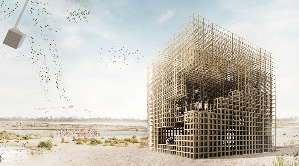 ABU DHABI FLAMINGO OBSERVATION TOWER 3rd prize